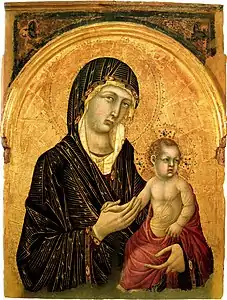 Vierge à l'Enfant n. 583, provenance inconnue, Pinacothèque nationale de Sienne.
