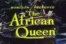Capture d'écran de la bande annonce du film The African Queen.