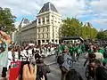 L'arrivée du Tour Alternatiba à Paris.