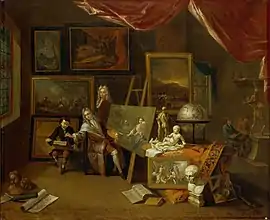 The Artist's Studio (1716), château de Norwich