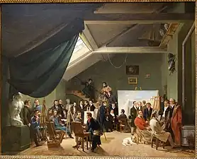 L'Atelier du peintre (1826), Madison, Chazen Museum of Art.