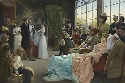 Le Baptême (1892), musée d'Art du comté de Los Angeles.