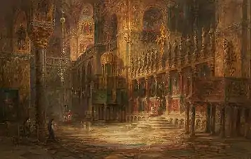 Basilique Saint-Marc de Venise, Intérieur (1877)