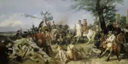 La bataille de Fontenoy, le 11 mai 1745, Horace Vernet, 1828.