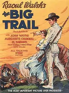 Description de l'image The Big Trail (1930 film poster).jpg.