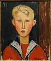 Amedeo Modigliani : Le Garçon aux yeux bleus, 1916