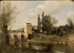 Le Pont de Mantes, 1868-1870Musée Calouste-Gulbenkian, Lisbonne.