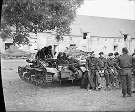 L"armée britannique du 4th Royal Tank Regiment