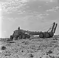 Un transport de chars Scammell Pioneer en Afrique du Nord en juin 1942.