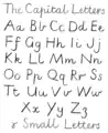 Alphabet de Marion Richardson.
