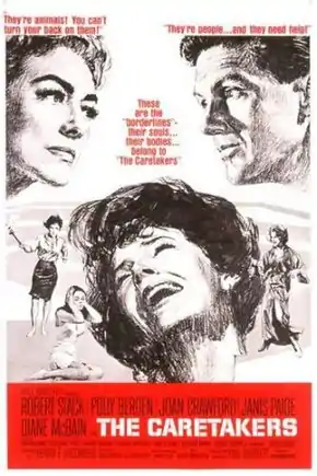 Description de l'image The Caretakers (1963 movie poster).jpg.