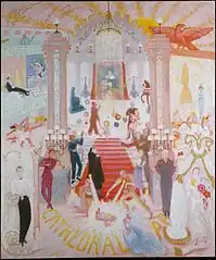 Florine Stettheimer, The Cathedrals of Art, 1942