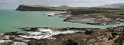 Vue panoramique de la baie de Curio