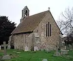 L'église Saint-Alphège de Seasalter.