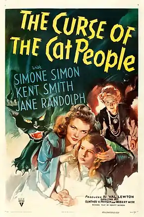 Description de l'image The Curse of the Cat People (1943 poster).jpg.