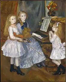 Les Trois Filles de Catulle Mendès par Auguste Renoir (1888), Metropolitan Museum of Art (New York).