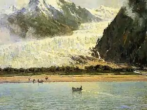 The Davidson Glacier (1888) Gilcrease Museum, Tulsa, Oklahoma