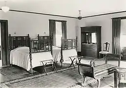 La chambre de Mary Garrett au Bryn Mawr College.
