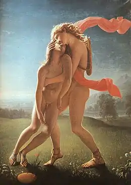 Bisexualité dans la Grèce antique. Jean Broc, La Mort d'Hyacinthe, 1801.