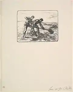 The Diggers, d'après Jean-François Millet (1899), New York, Metropolitan Museum of Art.