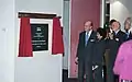 Inauguration officiel de MediacityUK avec le duc d'Edimburgh et la Reine d' Angleterre (2012).