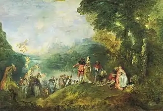 Pèlerinage à l'île de Cythère (1717)