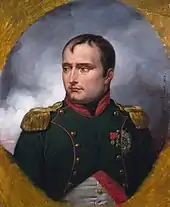 Portrait de Napoléon, le visage tourné vers la gauche.