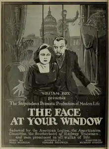 The Face at Your Window, 1920