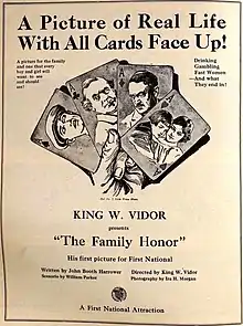 Description de l'image The Family Honor (1920) - Ad.jpg.