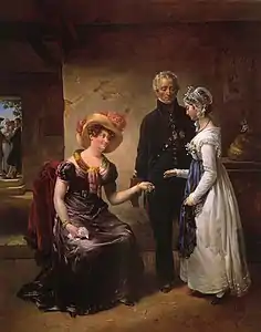 La Générosité de la duchesse d'Angoulême (1821), localisation inconnue.