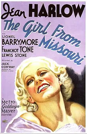 Description de l'image The Girl from Missouri poster.jpg.