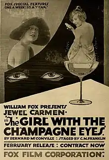 The Girl with the Campagne Eyes, 1918