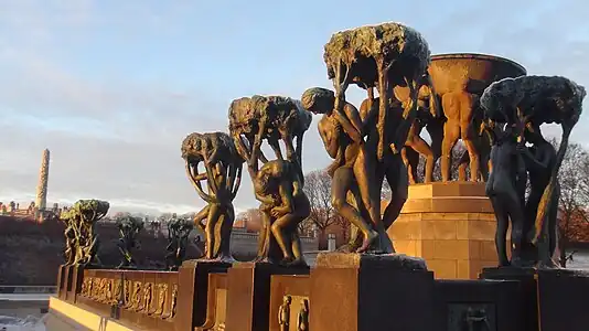 Un des coins de la fontaine