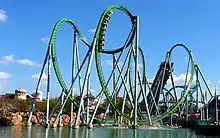 Description de l'image The Hulk Coaster (5143123646).jpg.