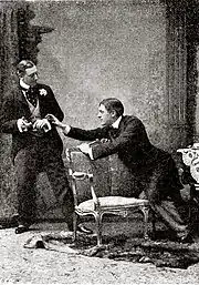 Allan Aynesworth et George Alexander lors de la création en 1895