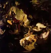 Joshua Reynolds – Hercule enfant étranglant les serpents dans son berceau