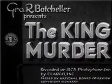 Description de l'image The King Murder by Richard Thorpe 1932.png.