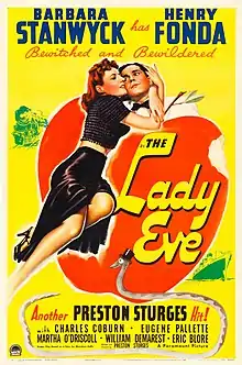 Description de l'image The Lady Eve (1941 poster).jpeg.