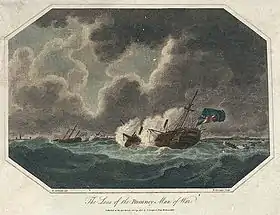 illustration de HMS Romney (1762)