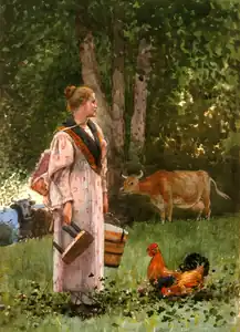 The Milk Maid, 1878.