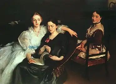 Les Demoiselles Vickers (filles de Thomas Vickers), 1884