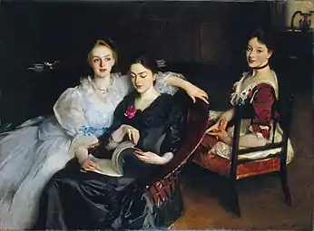 Les Demoiselles Vickers (1884), par John Singer Sargent.