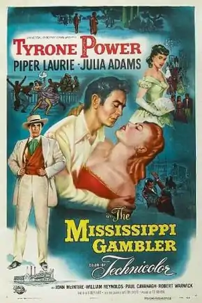 Description de l'image The Mississippi Gambler FilmPoster.jpeg.