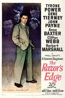 Description de l'image The Razor's Edge (1946 poster).jpg.