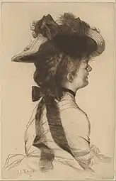 Le Chapeau à rubans, 1875.