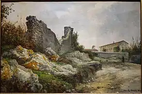 The Ruins (near St. Paul's, Rome), 1852, New Britain Museum of American Art