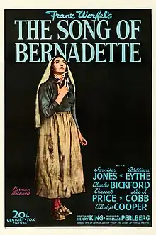 Description de l'image The Song of Bernadette (1946 poster).jpg.