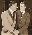 Avec Milton Sills (à d.), dans The Street Called Straight (1920, photo promotionnelle)