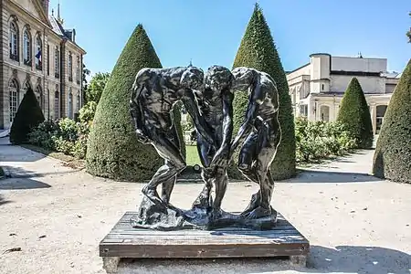 Bronze dans le parc du musée Rodin