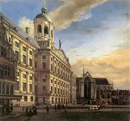 Le Dam à Amsterdam(1667), Musée des Offices